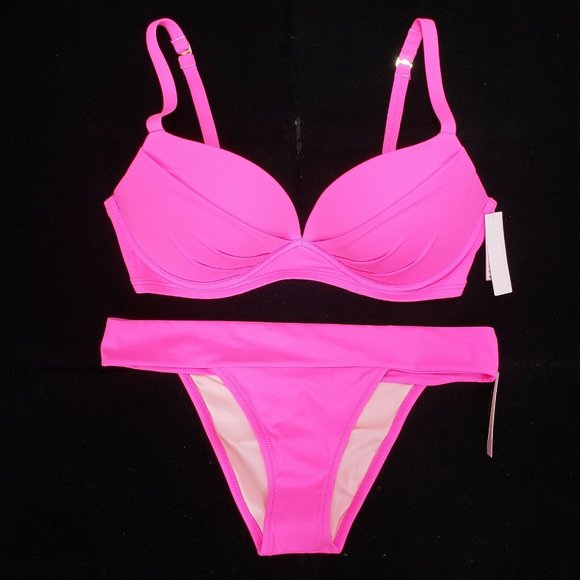 VICTORIA'S SECRET Swim Top 38D Brazilian Bottom L - Picture 2 of 8